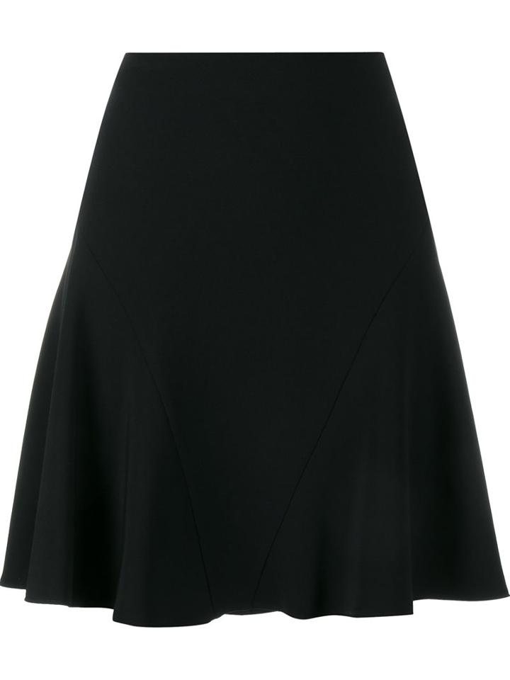 Stella Mccartney A-line Skirt, Women's, Size: 40, Black, Spandex/elastane/acetate/viscose