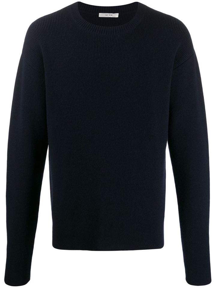 The Row Connor Ribbed Jumper - Blue
