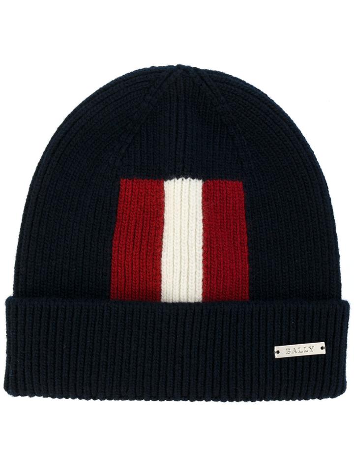 Bally Knitted Beanie - Blue