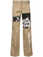 Takahiromiyashita The Soloist Printed Trousers - Brown