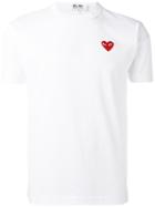 Comme Des Garçons Play Heart Logo Patch T-shirt - White