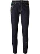 Mira Mikati Embroidered Rocket Skinny Jeans - Blue