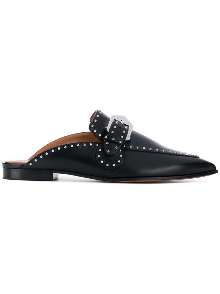 Givenchy Studded Slip-on Mules - Black