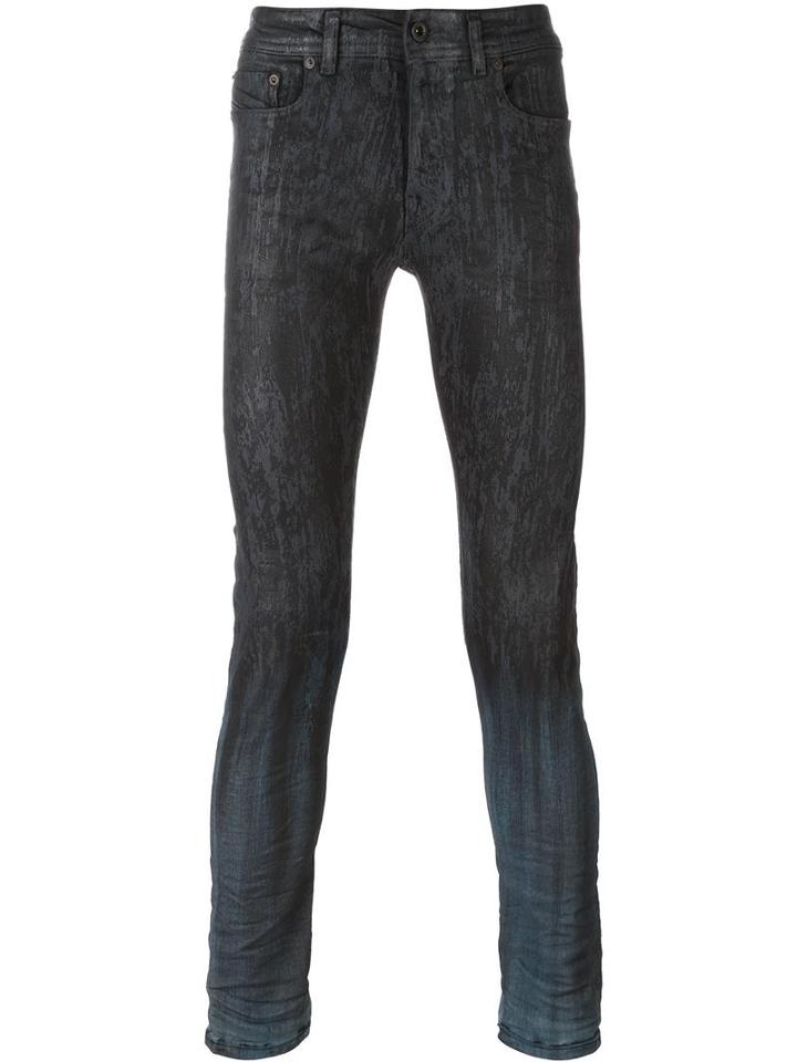 Diesel Black Gold Super Skinny Jeans, Men's, Size: 29, Cotton/polyester/spandex/elastane