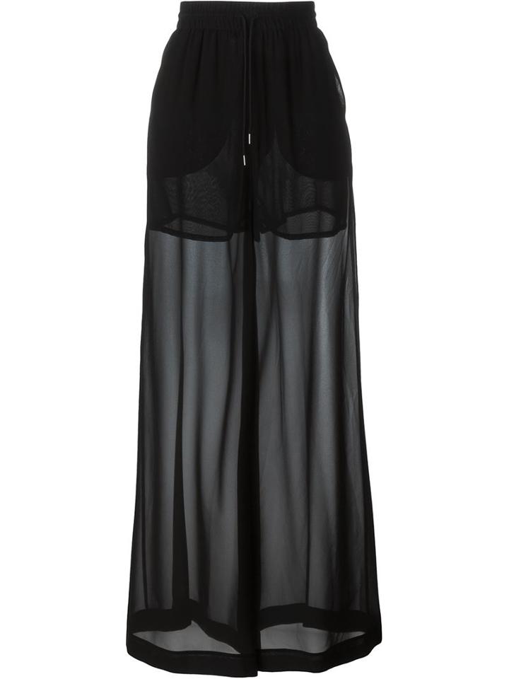 Mcq Alexander Mcqueen Sheer Palazzo Pants