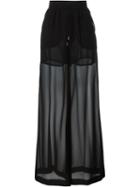 Mcq Alexander Mcqueen Sheer Palazzo Pants