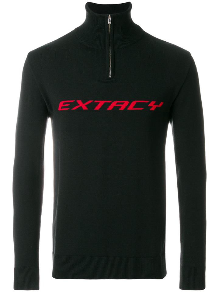 Misbhv Extacy Half-zip Top - Black