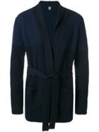 Dsquared2 Bicolour Cardigan With Stripe Bands - Grey