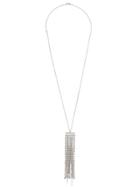 Mm6 Maison Margiela Studded Pendulum Necklace - Metallic