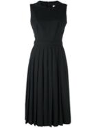Comme Des Garçons Noir Kei Ninomiya Apron Pleated Sleeveless Dress