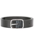Paul Smith Silver-tone Hardware Belt, Men's, Size: 100, Black, Leather