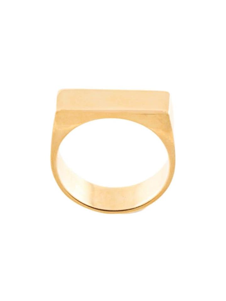 Meadowlark Wilshire Signet Ring - Gold