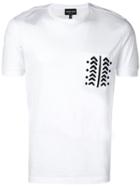 Giorgio Armani Arrows Print T-shirt - White