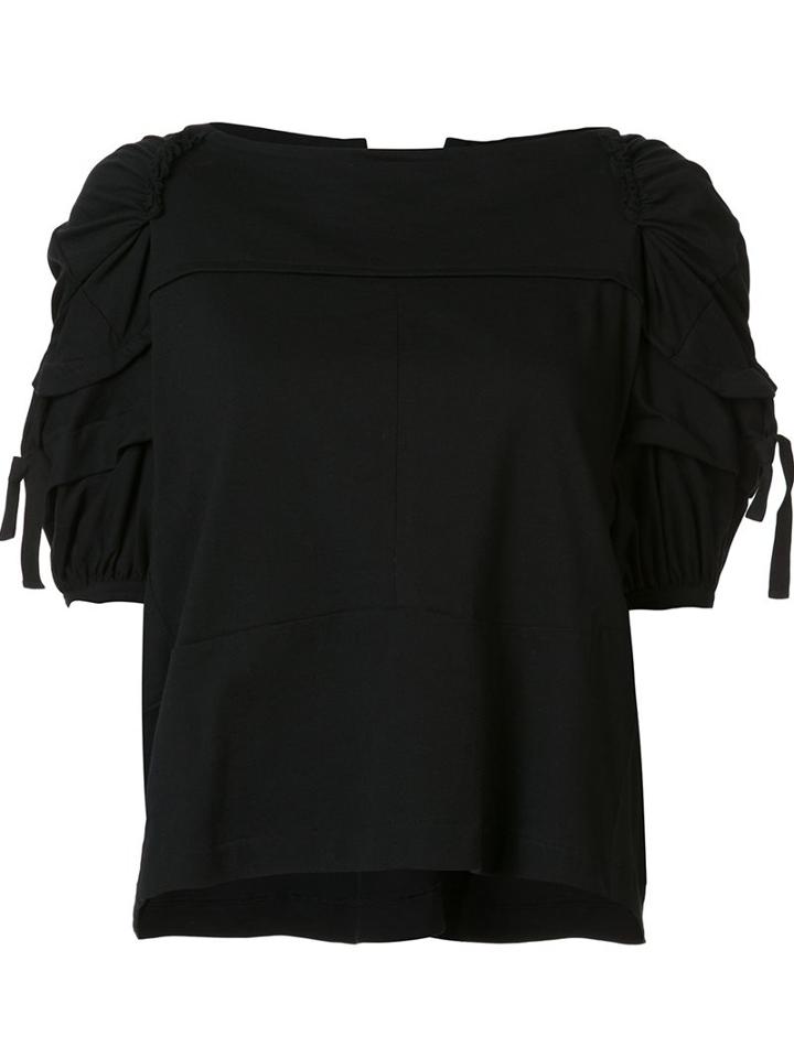 Comme Des Garçons Tricot Gathered Detail Blouse
