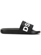 Dsquared2 Logo Pool Slides - Black