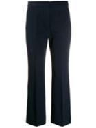 Stella Mccartney Cropped Flared Tailored Trousers - Blue