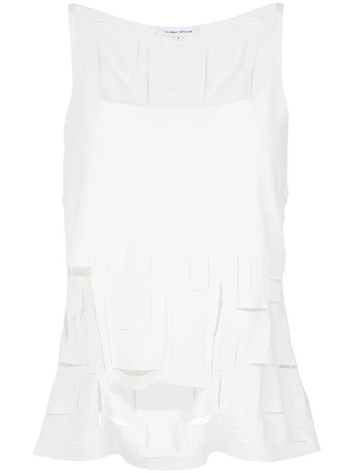 Gloria Coelho Spaghetti Straps Top - White