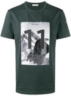 Moncler 11 Graphic Print T-shirt - Green
