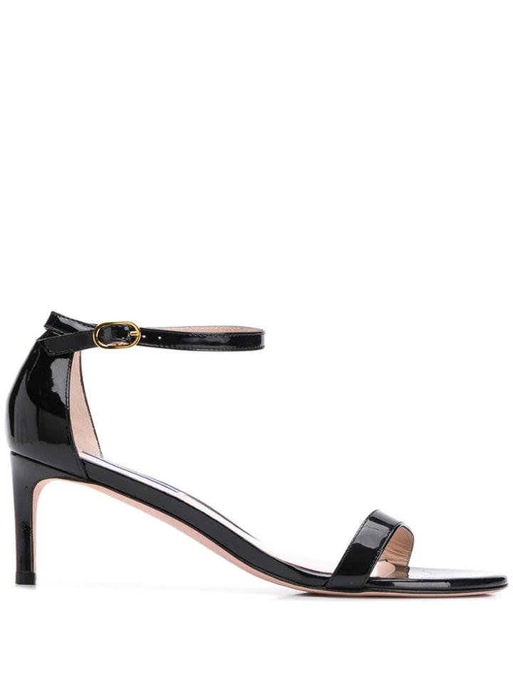 Stuart Weitzman Nu Naked Straight 60 Sandals - Black