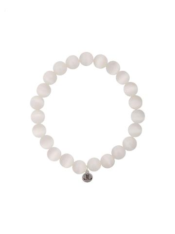 Lord And Lord Designs Cats Eye Beaded Bracelet - White