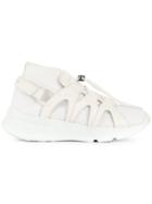 Alexander Mcqueen Drawstring Lace-up Sneakers - White
