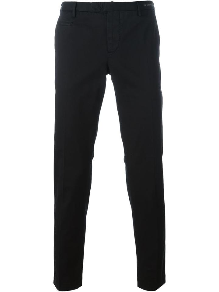 Pt01 Classic Chinos, Men's, Size: 54, Black, Cotton/spandex/elastane