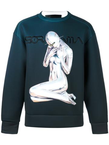 Juun.j Juun.j X Hajime Sorayama Sweatshirt - Blue