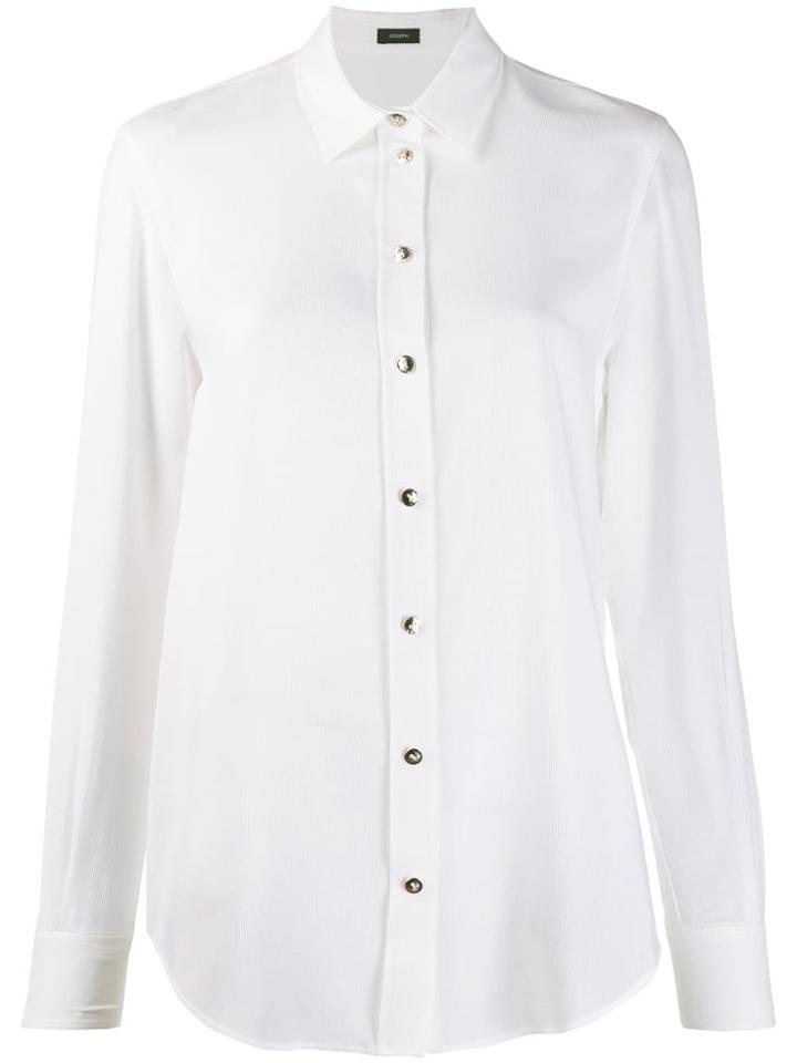 Joseph Long-sleeve Fitted Shirt - White
