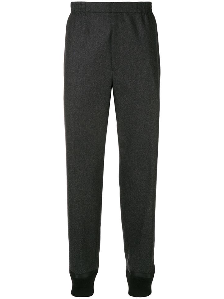 Alexander Mcqueen Elasticated Loose Trousers - Grey