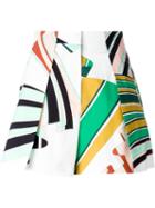 Emilio Pucci Printed A-line Shorts, Women's, Size: 40, Cotton/spandex/elastane