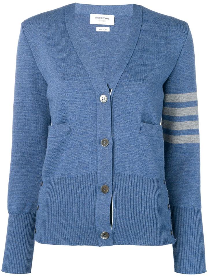 Thom Browne 4-bar Milano Cardigan - Blue