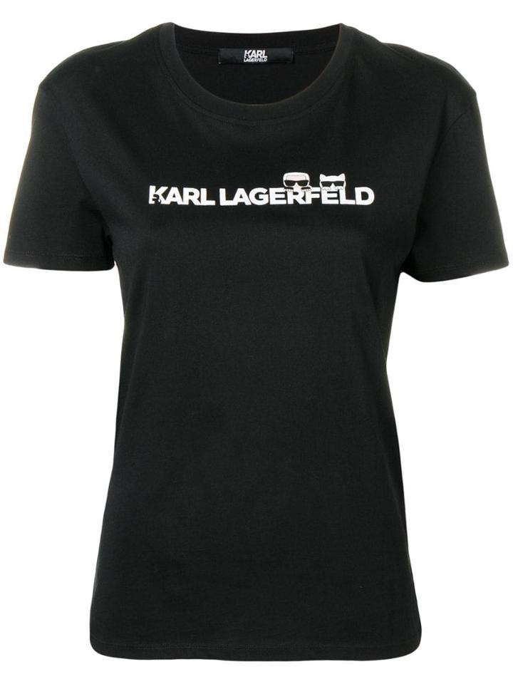Karl Lagerfeld Ikonik & Logo T-shirt - Black