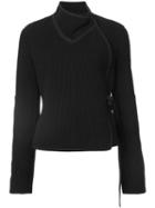 Vera Wang Topstitch Fencing Jacket