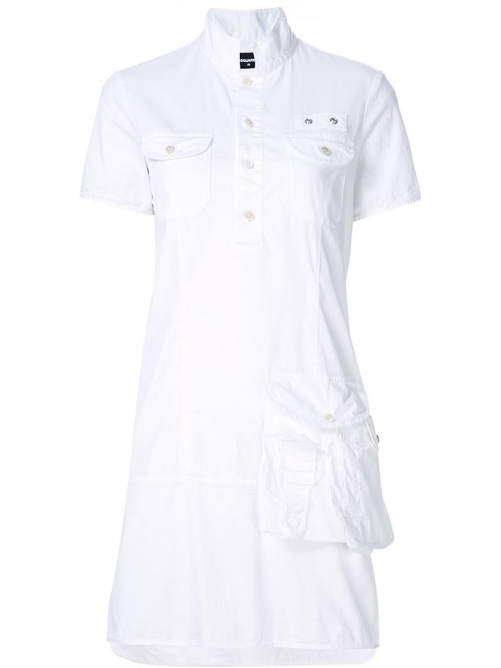 Dsquared2 Utility Shirt Dress