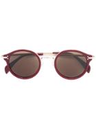 Céline Eyewear Round Frame Sunglasses - Red
