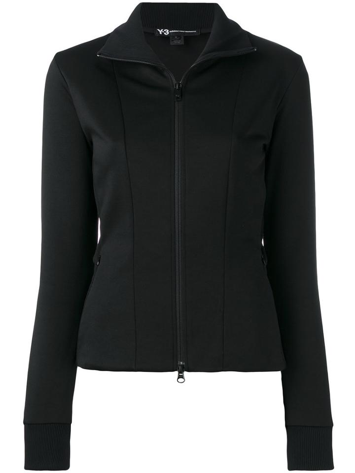 Y-3 - Panelled Jacket - Women - Cotton/polyester - M, Black, Cotton/polyester