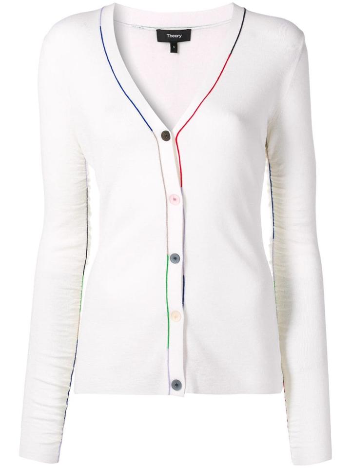 Theory Slim-fit Cardigan - White