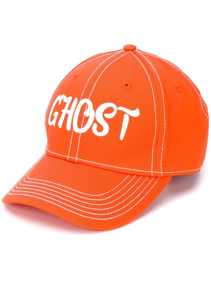 Heron Preston Ghost Contrast-stitching Cap - Orange