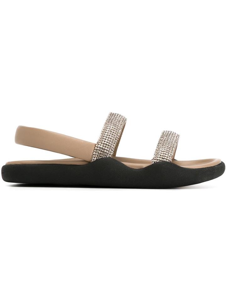 Christopher Kane Embellished Flat Sandals