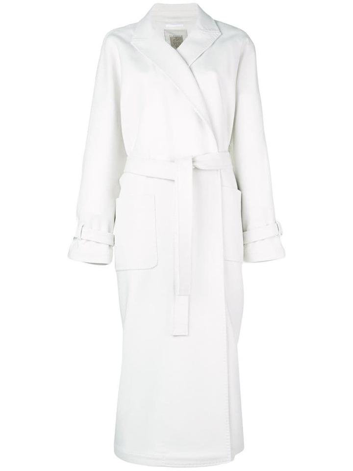 Eleventy Belted Robe Coat - Neutrals