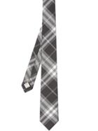 Burberry Modern Cut Vintage Check Silk Tie - Black