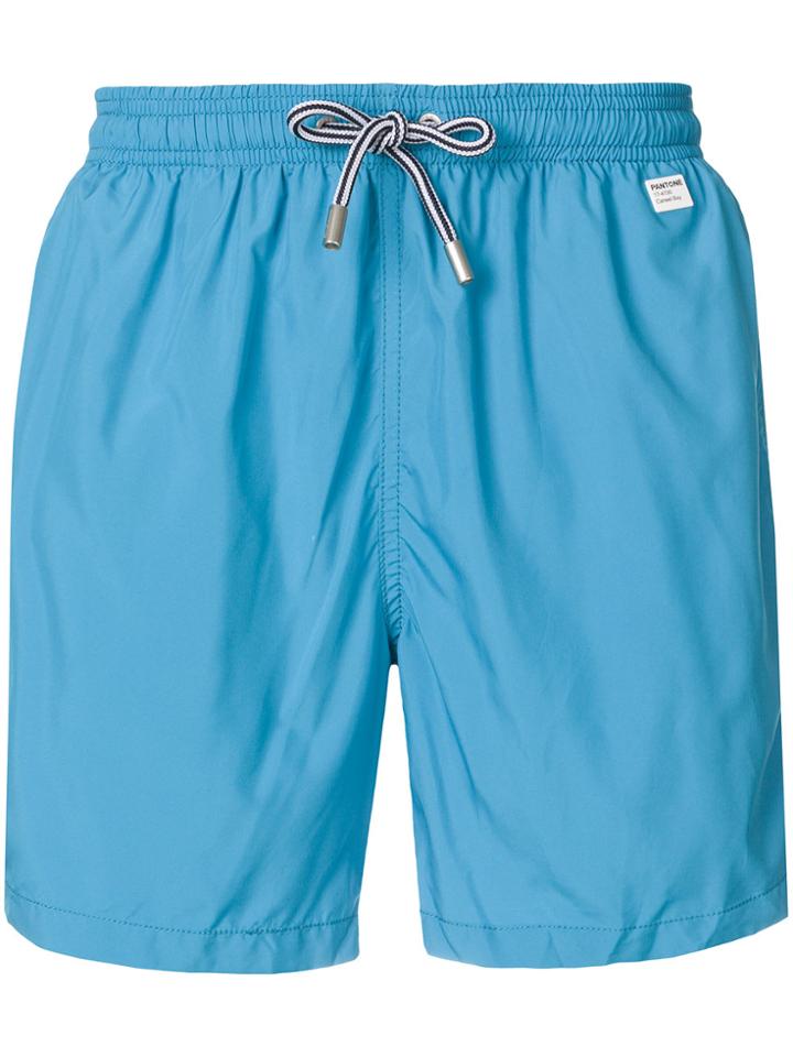 Mc2 Saint Barth Drawstring Swim Shorts - Blue