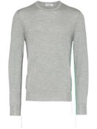 Jil Sander Wool Crew Neck Sweater - Grey