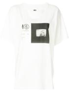 Mm6 Maison Margiela Loose Fit Graphic T-shirt - White