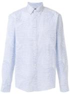 Michael Michael Kors Mixed-print Button-down Shirt - Blue