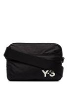 Y-3 Logo Cross-body Bag - Black