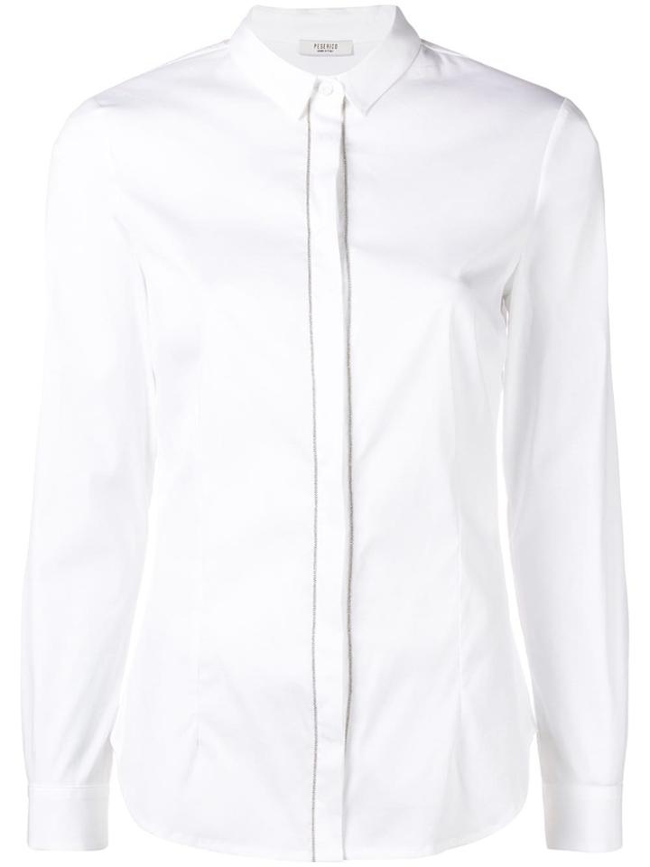 Peserico Chain Detail Shirt - White