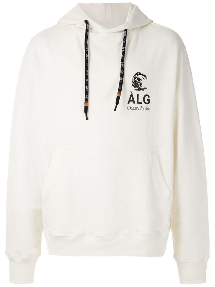 Àlg Basic West Coast + Op Hoodie - White