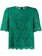 Dolce & Gabbana Lace Top - Green