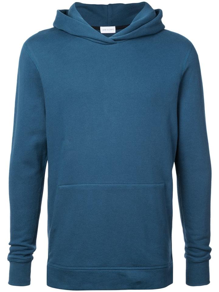 John Elliott Hooded Knit Jumper - Blue